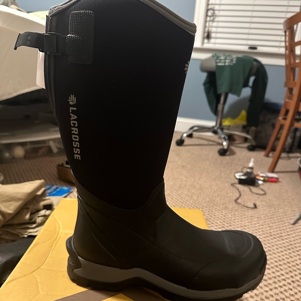 Lacrosse boots .